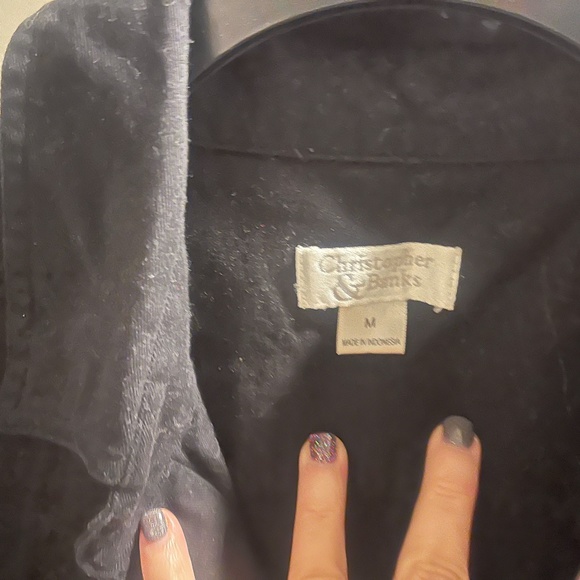 Christopher and Banks jacket with Santa and reindeer - Picture 5 of 5